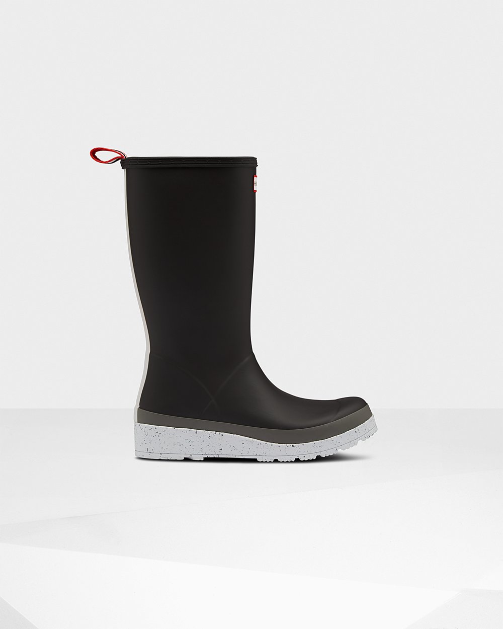 Women Hunter Original Tall Speckle Rain | Play Boots Black/Grey | NZ-51420-RBYN